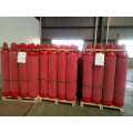 diameter 267mm 68L 45kg steel co2 gas cylinder for fire extinguish